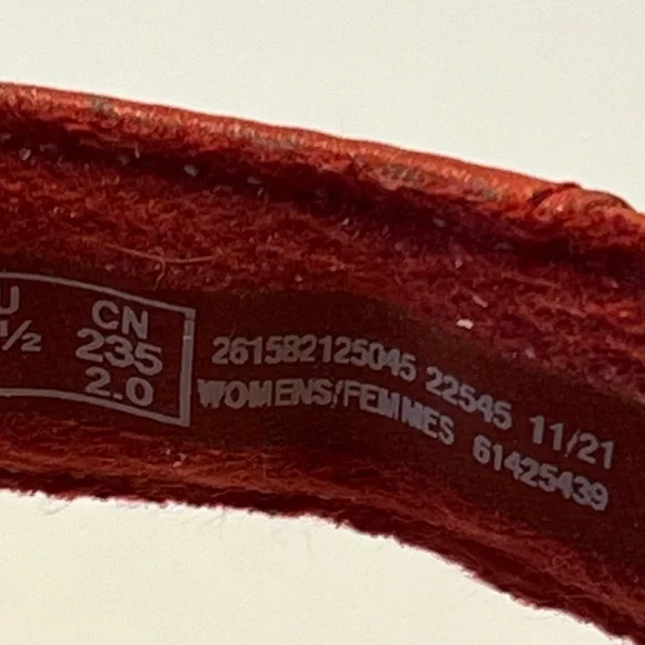 Clarks Collection Gladiator Sandals Leisa Ruby Red Size 7‎ W - Picture 10 of 10